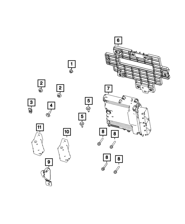 6505190AA - Electrical: Hex Nut And Washer for Mopar Image image