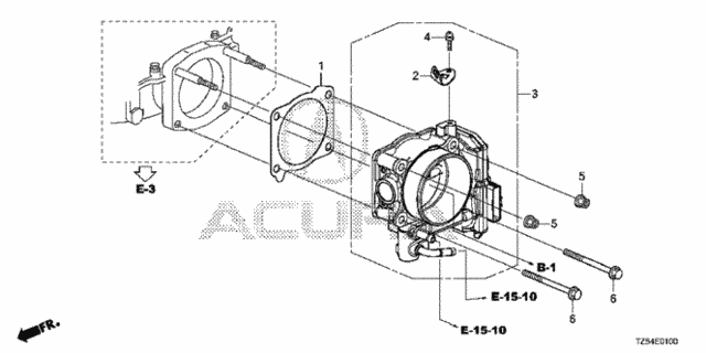 Throttle Body (3.5L) for 2019 Acura MDX #0