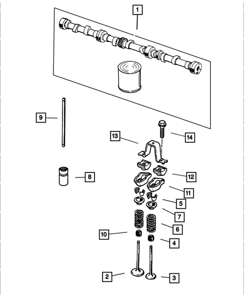 Camshafts & Valves for 2001 Jeep Grand Cherokee #0