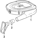 140945002 - : Air Cleaner for Mercedes-Benz Image