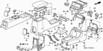 90137SH3000 - Interior/Bumper: SCREW, TAPPING (4X16) for Honda Image
