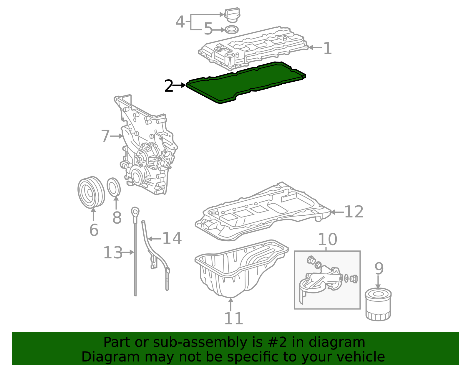 11213-75041 - Engine Valve Cover Gasket 2005-2015 Toyota | Longo
