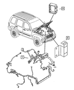 56050757AH - : Headlamp To Dash Wiring for Mopar Image