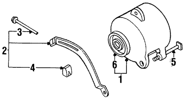 MD133180 - : Alternator Mount Bolt for Mopar Image