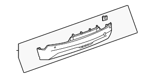 2022-2023 Chevrolet Bolt EV Rear Bumper Lower Fascia 42779092 GM ...