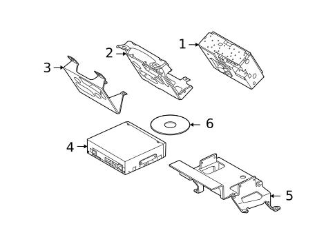 Navigation System Components for 2009 Land Rover LR2 #0