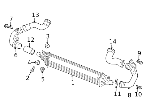 Intercooler for 2018 INFINITI Q50 #0