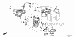 365365A2A00 - Engine: STAY, SENSOR HARNESS (A) for Honda Image