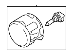 261508993B - Electrical: Fog Lamp Assembly for Nissan: Cube, Juke, Murano, Quest, Rogue, Rogue Select, Versa Image