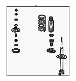 52610TK4A03 - Suspension: Strut Assembly for Acura Image