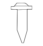 6509682AA - Body: Floor Console Screw for Dodge: Hornet | Fiat: 500, 500E, 500L, 500X | Jeep: Compass, Renegade | Ram: ProMaster City Image