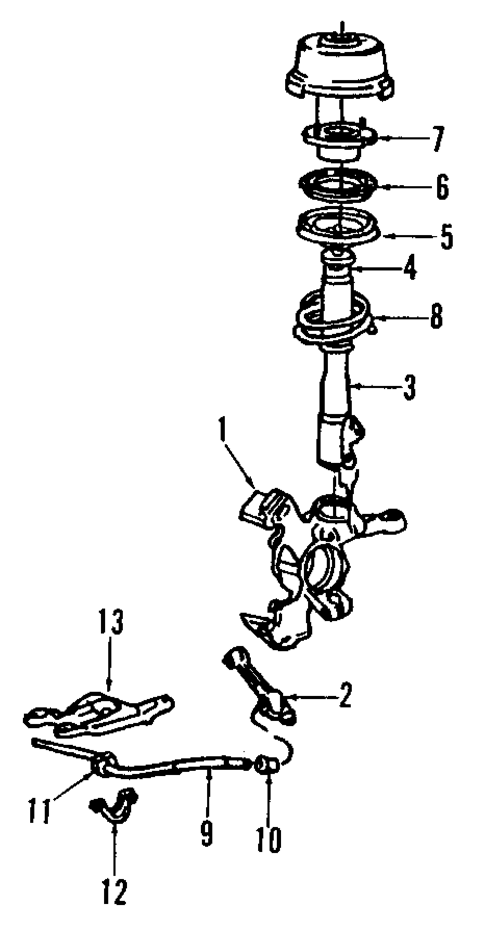 Suspension Components for 1992 Mercury Topaz | Eastgate Ford Parts