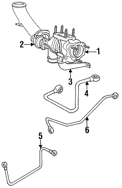 Turbo Charger for 1996 Saab 900 #0