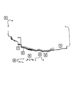 68492134AA - Fuel and Accelerator Pedal: Fuel Supply Tube for Mopar Image image