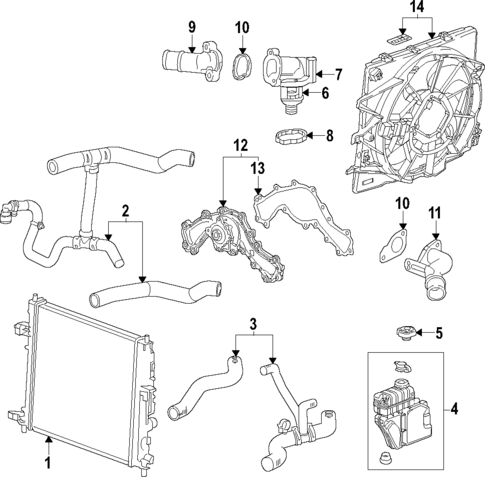 Cooling System for 2017 Chevrolet Camaro #0