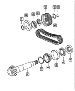 4567151 - Automatic Transaxle 4 Speed: Transfer Shaft Shim for Mopar Image