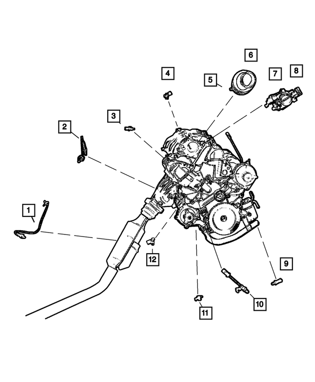 68002763AA - Electrical: Map Sensor for Mopar Image