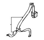 84905808125PK - : Outer Belt Assembly for Suzuki Image