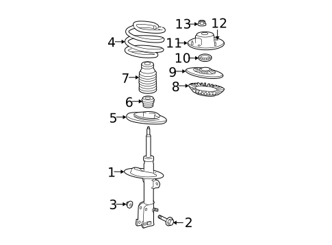 Shocks & Struts for 2004 Chrysler Pacifica #0