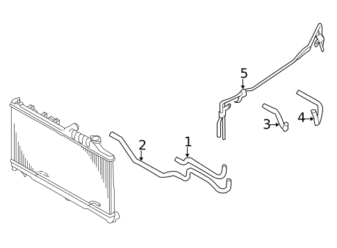Trans Oil Cooler for 2008 Subaru Impreza #0