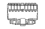 2975407316 - Electrical: Fuse &amp; Relay Box for Mercedes-Benz Image