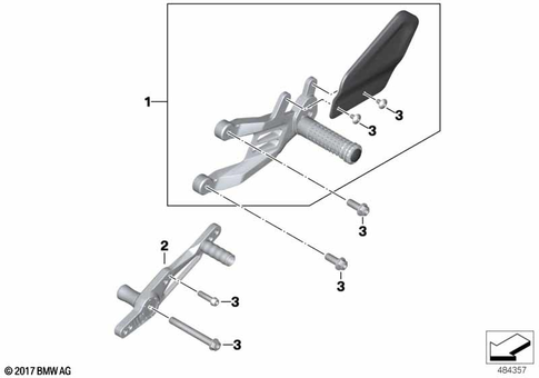 Motorcycle Frame for 2017 BMW-Motorrad HP4Race #5