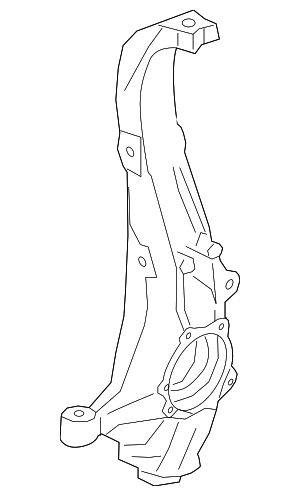 31216876655 - Suspension: Steering Knuckle for BMW: Alpina XB7, X5, X6, X7, XM Image