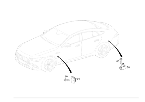 Electric Parts for Chassis Adjustment for 2021 Mercedes-Benz AMG GT 63 #0