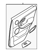 LR028137 - Body: Door Trim Panel for Land-Rover Image