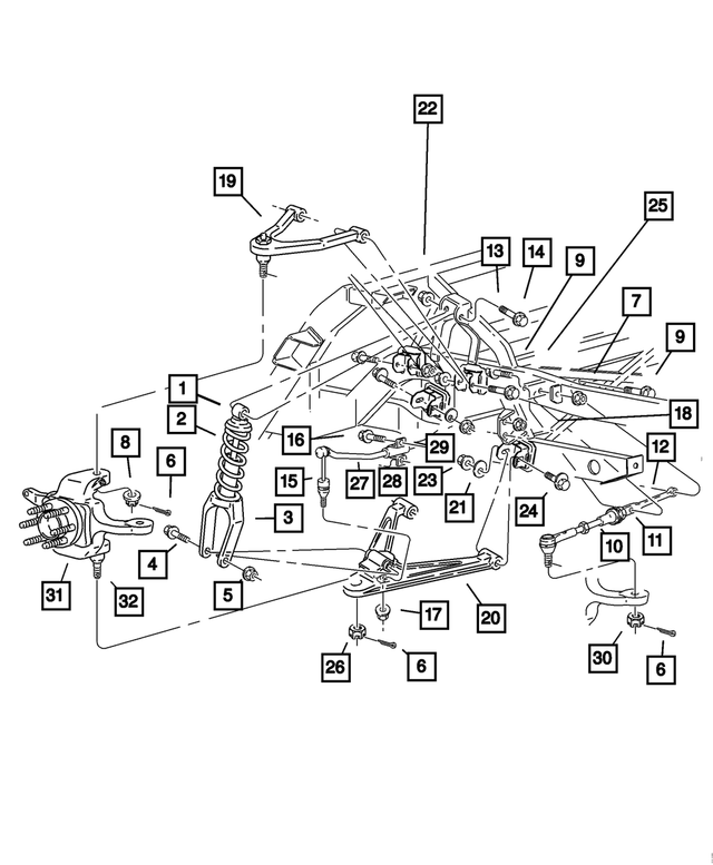 5264920AB - Rear Suspension: Shock Absorber for Dodge: Viper Image