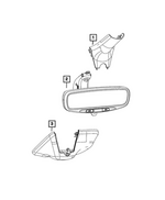 68503991AA - Glass: Inside Rear View Mirror for Mopar Image