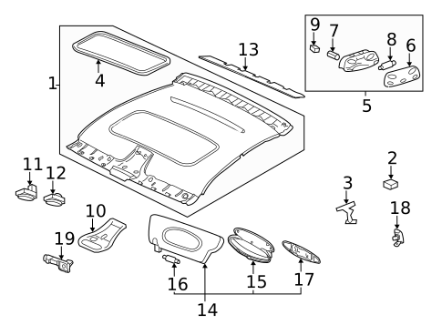 Sunroof for 2013 Porsche 911 #1
