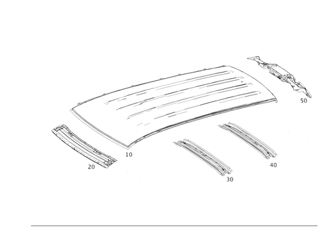 Roof for 2013 Mercedes-Benz GLK350 #0