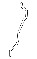 8H0825597 - Body: Convertible Top Stowage Compartment Drain Hose for Audi: A4, A4 Quattro, RS4, S4 Image