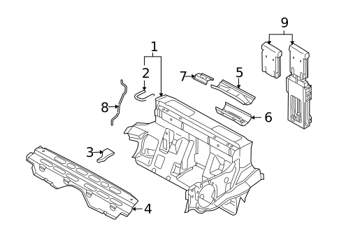 Stowage Compartment for 2007 Audi A4 Quattro #0