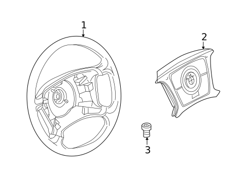Steering Wheel & Trim for 2004 BMW X3 #2