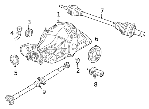 Axle Housing for 2023 Dodge Durango #0