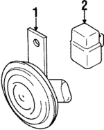 30019765 - Electrical: Horn for Chevrolet: Metro, Tracker Image