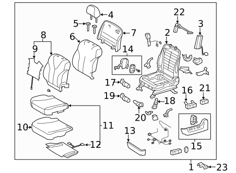 Power Seats for 2007 Toyota Camry #0