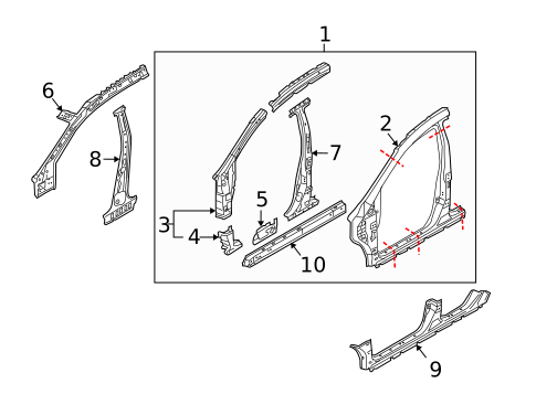 Aperture Panel for 2012 Nissan Murano #0