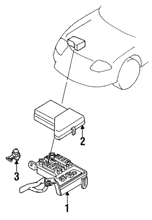 Anti-Theft Components for 1993 Dodge Stealth #0