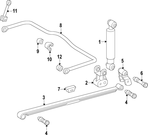 Rear Suspension for 2003 Dodge Sprinter 3500 #1