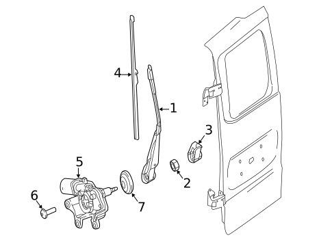 Wiper & Washer Components for 2021 Mercedes-Benz Metris #1
