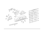 1245843321 - Electrical Equipment and Instruments: Symbol Strip for Mercedes-Benz Image