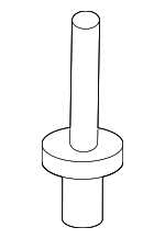 1416003133 - Body: Bumper Cover Rivet for Hyundai Image