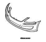 865403N010 - : Bumper Cover for Hyundai Image