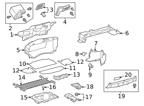 Interior Trim - Rear Body for 2024 Lexus LS500h #0