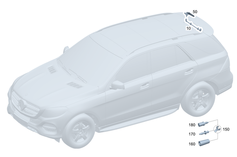 Rear Window Washer System for 2025 Mercedes-Benz GLC43 AMG #0