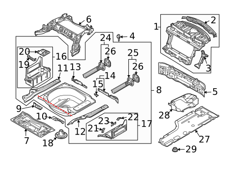 Rear Body for 2008 BMW 535xi #0