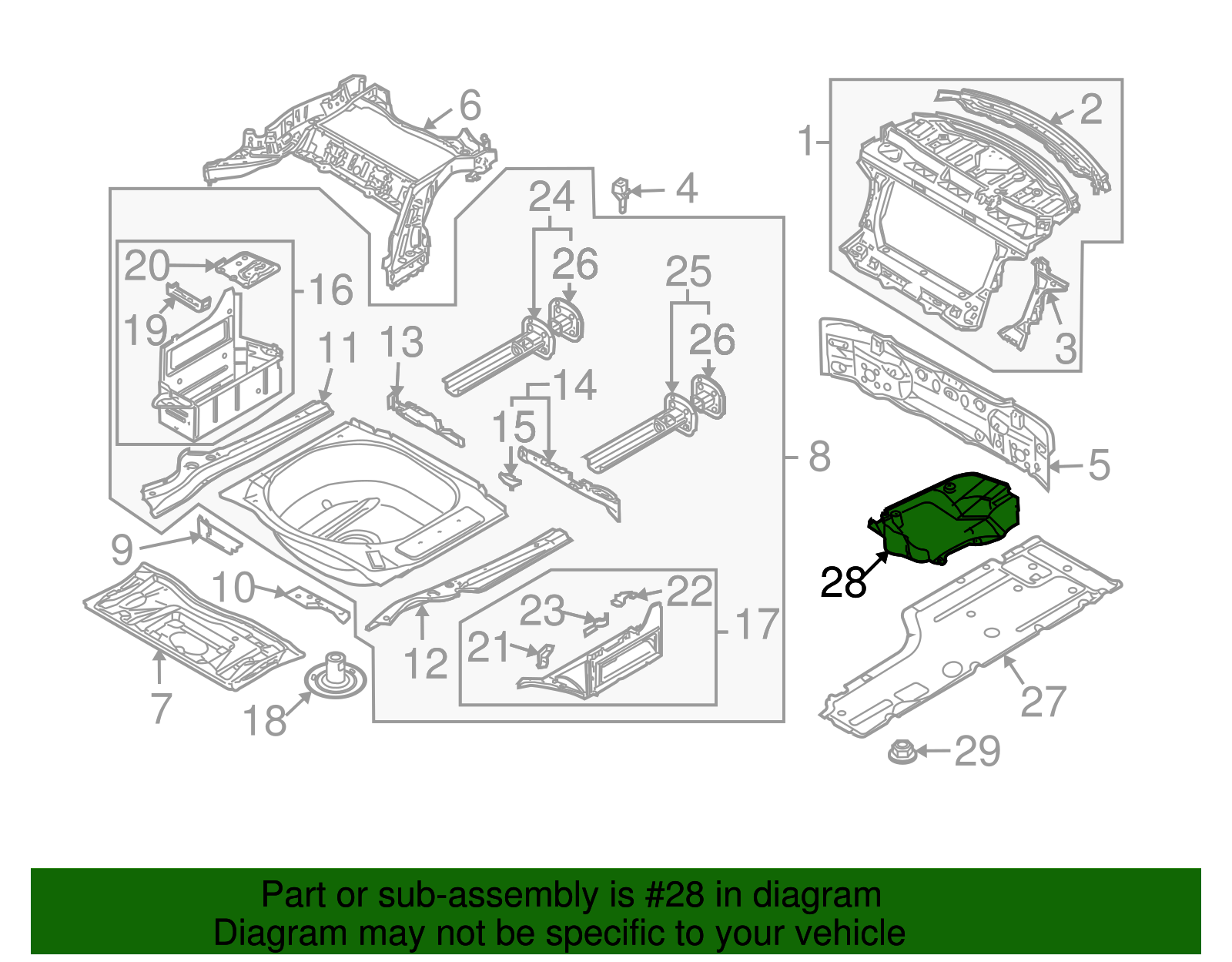 Under-Body Shield - BMW (51717896625)